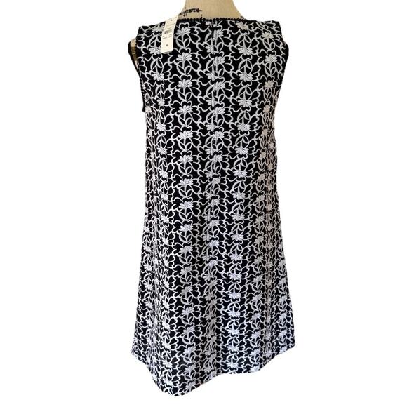 NWT Ann Taylor Embroidered Lace Cotton Sleeveless Shift Dress - Size 4 - Picture 5 of 11